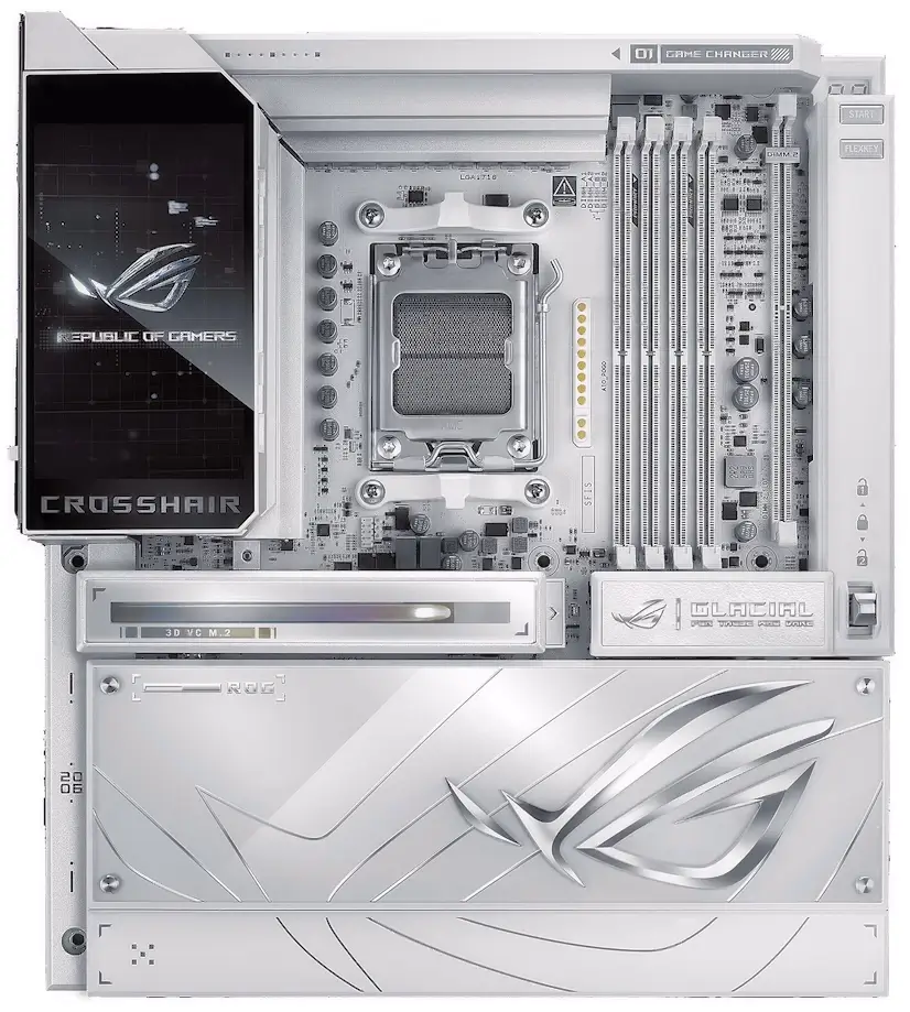 Brunete PC - Montaje Placa Base ASUS ROG CROSSHAIR X870E GLACIAL Brunete